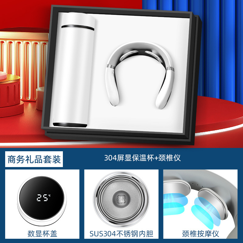 Business Gifts Suit Eye Care Machine Neck Massager Gift Box Company Activity Gifts Customized Logo Nurse Festival Gift
