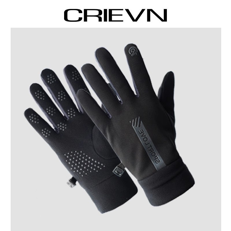 Gloves Wholesale Warm Men and Women Autumn and Winter Cold-Proof Windproof Outdoor Riding Non-Slip Touch Screen Waterproof Sports Driving