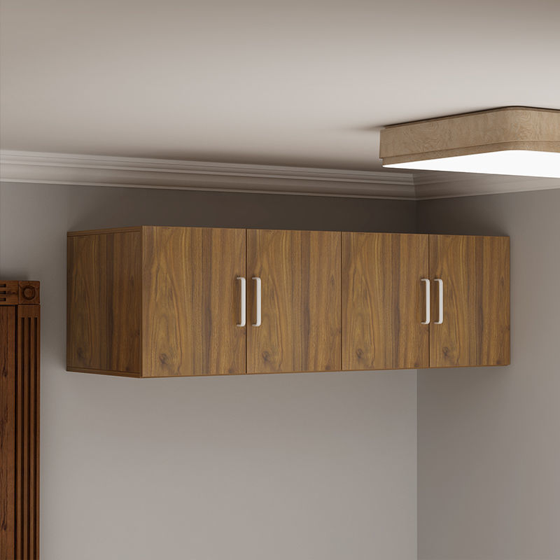 实木吊柜衣柜上顶柜墙壁卧室储物柜阳台墙上置物柜客厅落地柜收纳