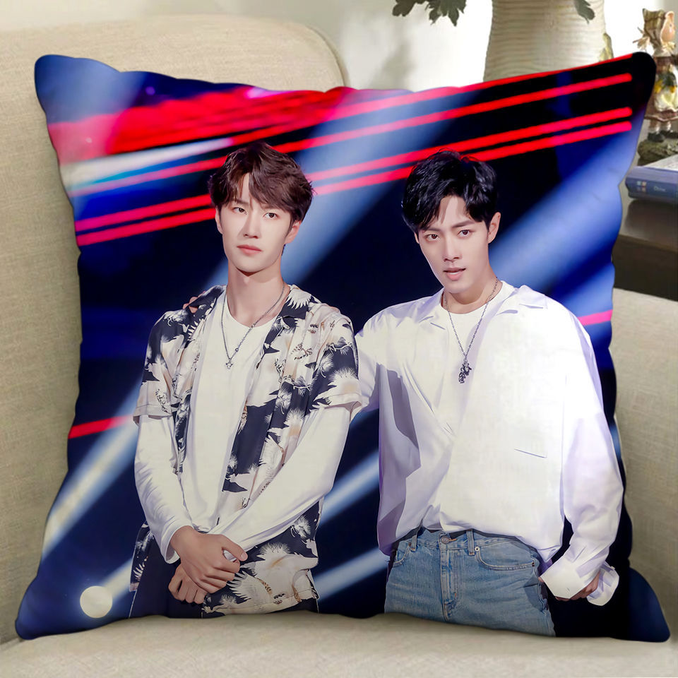 ay35博君一肖抱枕双面人形玩偶周边王一博肖战枕头女生-阿里巴巴