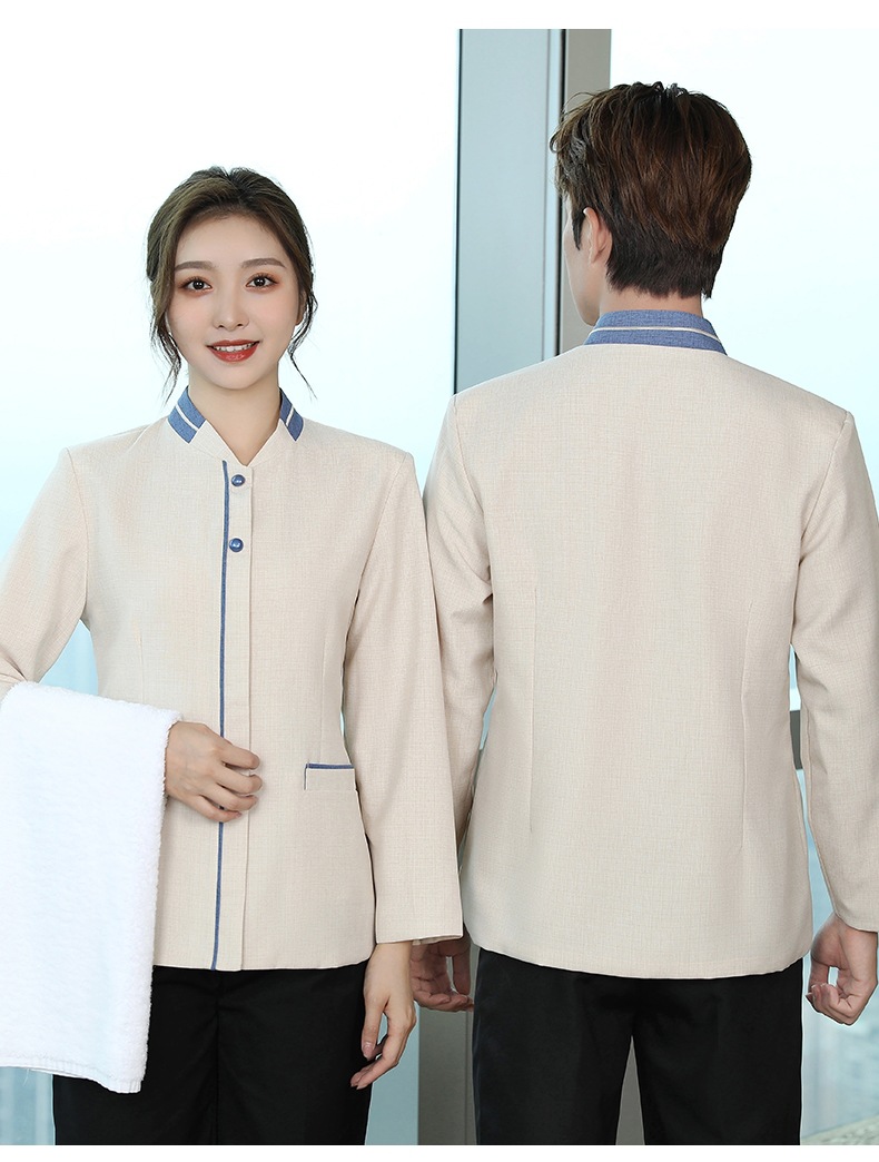 保洁工作服长袖秋冬款物业保洁服套装医院清洁阿姨工作服
