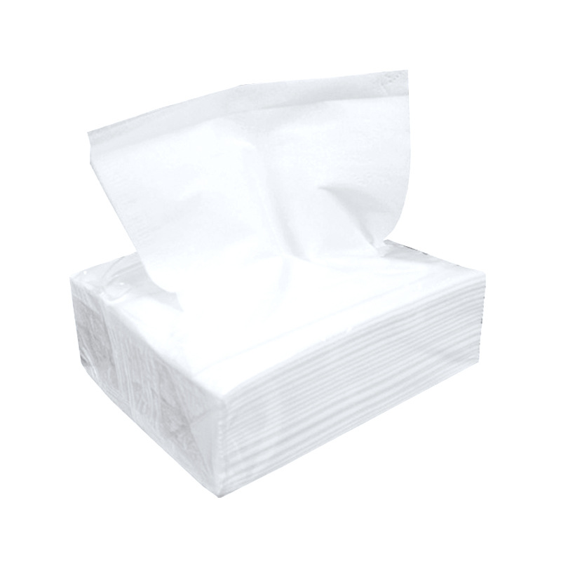 Hotel Commercial Napkin Restaurant Special Paper Tissue Wholesale Restaurant Snack Shop Square White Bag Tissue