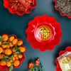 Fruit plate Housewarming marry make offerings to Buddha new year household Fruit plate Dried fruit tray gules Jubilation Blessing snacks candy Wobble