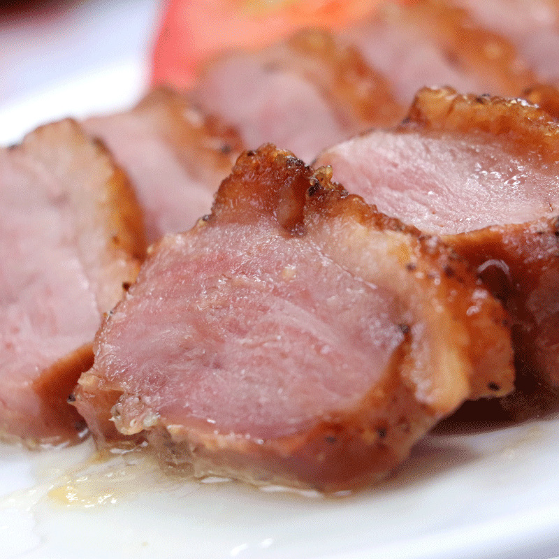 膳立方黑椒鸭胸肉烟熏原味冷冻半成品快餐商用熟鸭脯约200g起