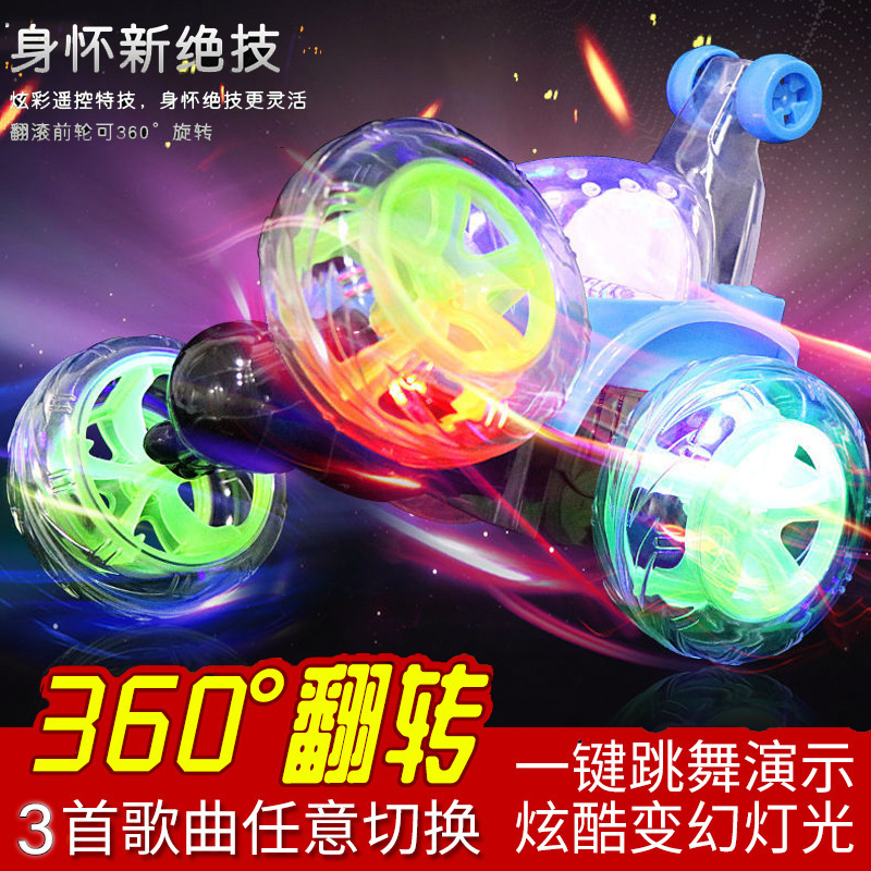 Children's Large Rolling Remote Control Car Remote-Control Automobile Toy Stunt Car Dumptruck Wireless Charger Electric Boy off-Road
