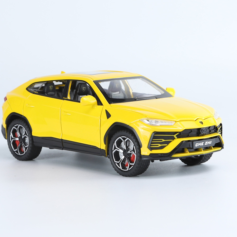 1/24兰博urus基尼仿真合金汽车模型声光回力转向儿童玩具礼品摆件