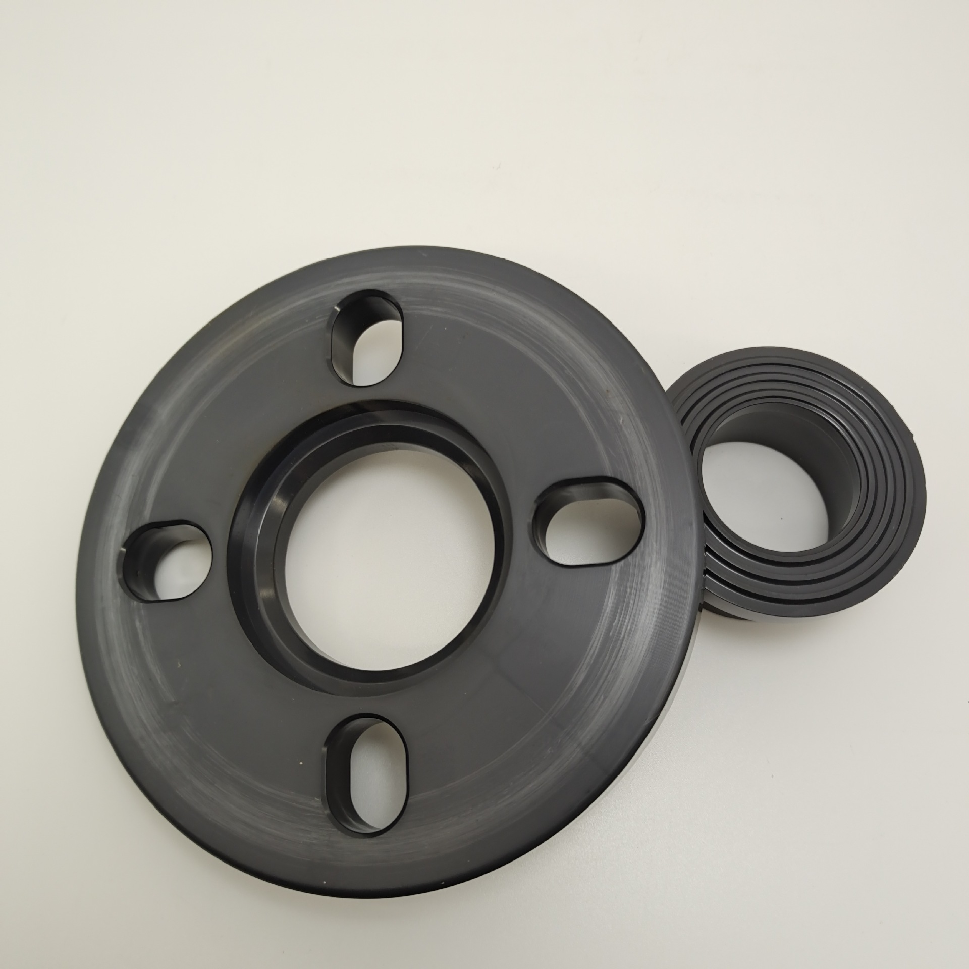 批发upvc活套平承法兰化工pvcu给水级双片式塑料活套法兰现货