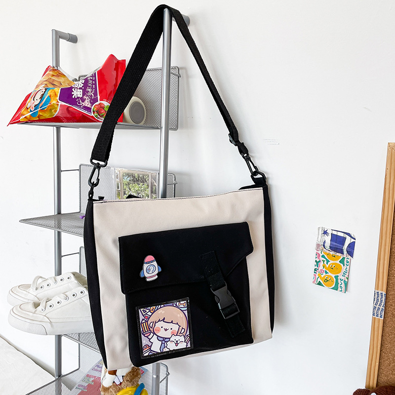 2021 Spring and Summer New Korean Style Ulzzang College Style Fresh All-Matching Casual Girl Student Bag for Class