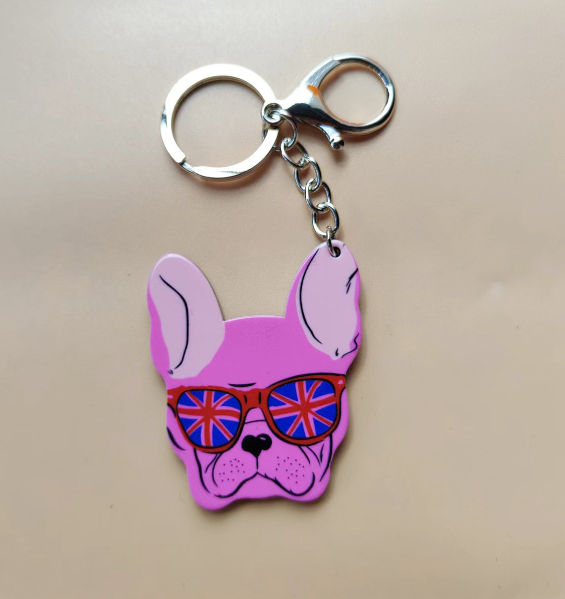 Acrylic Keychain Cartoon Cartoon Creative Personalized DIY Pattern Key Chain Handbag Pendant Cross-Border Small Gift