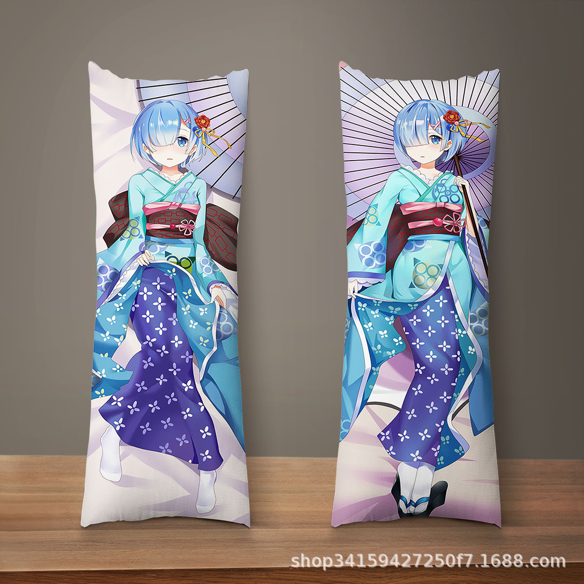 蕾姆拉姆等身抱枕长抱枕套从零开始的异世界生活跨境电商靠枕靠垫