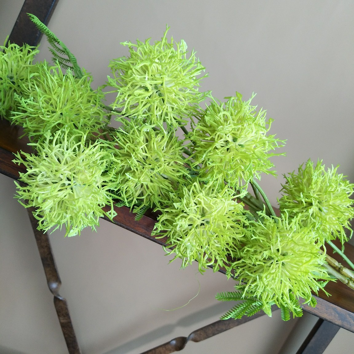 厂家直销3头冰岛刺球 蒲公英 毛毛球餐吧会所 婚庆装饰仿真花假花