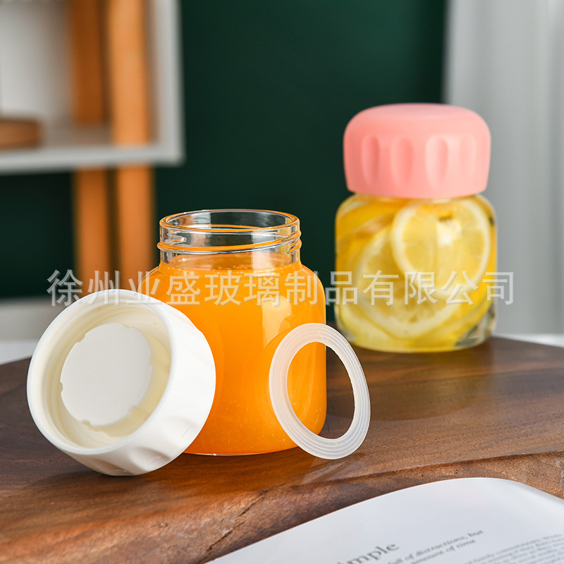 Good-looking Mini Heat-Resistant Milk Cup Shake Glass Cup Tea Cup Girls Children Students Gift Cup Chubby Cup