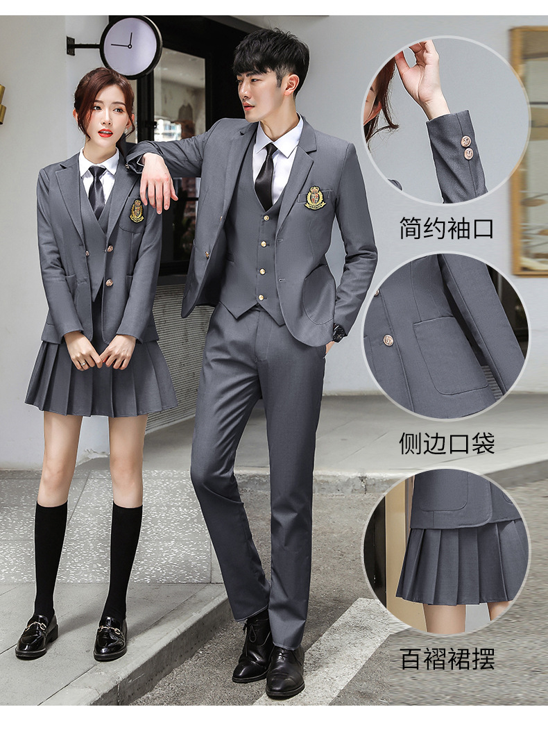 学院风套装英伦风日系大学生正装高中生班服教师制服ol工作服套裙