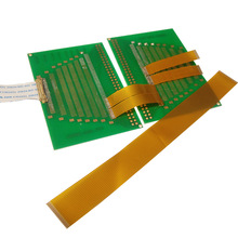 FPC排线2.54MM间距3-30P芯长10-500mm黄色焊接扁平柔性电路板5条