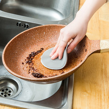 日本硅胶洗碗刷碗清洁杯子去污不沾油抹布多功能厨房家用刷锅神器