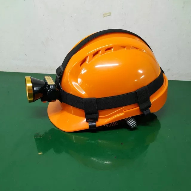 安全帽头灯led充电式锂电池帽灯安全帽头盔灯戴挂安全帽上免打孔