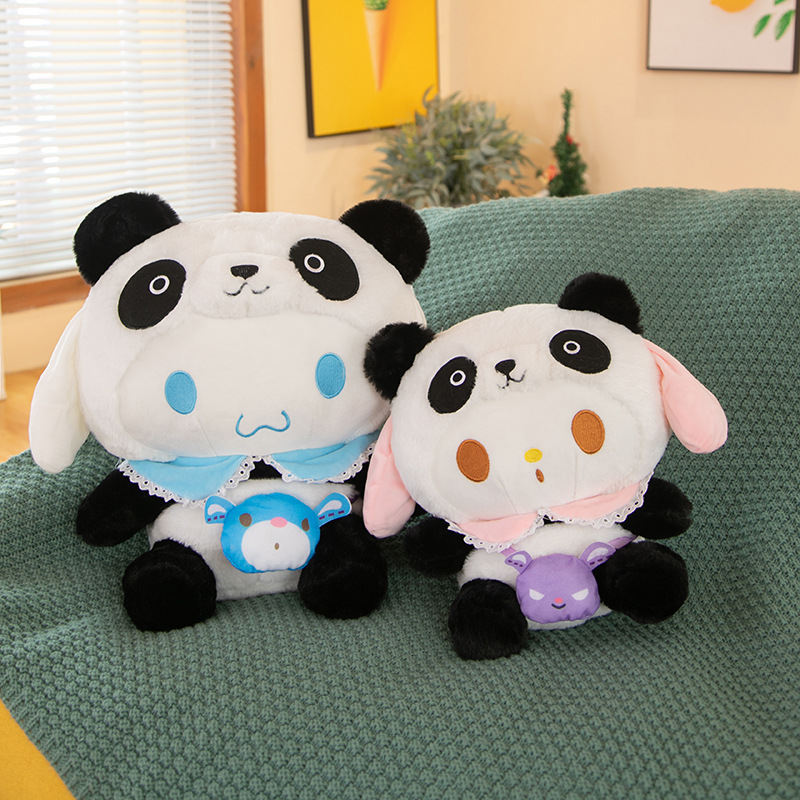 Transformation Panda Clow M Doll Pillow Cute Melody Cinnamon Dog Plush Toy Children's Ragdoll Gift