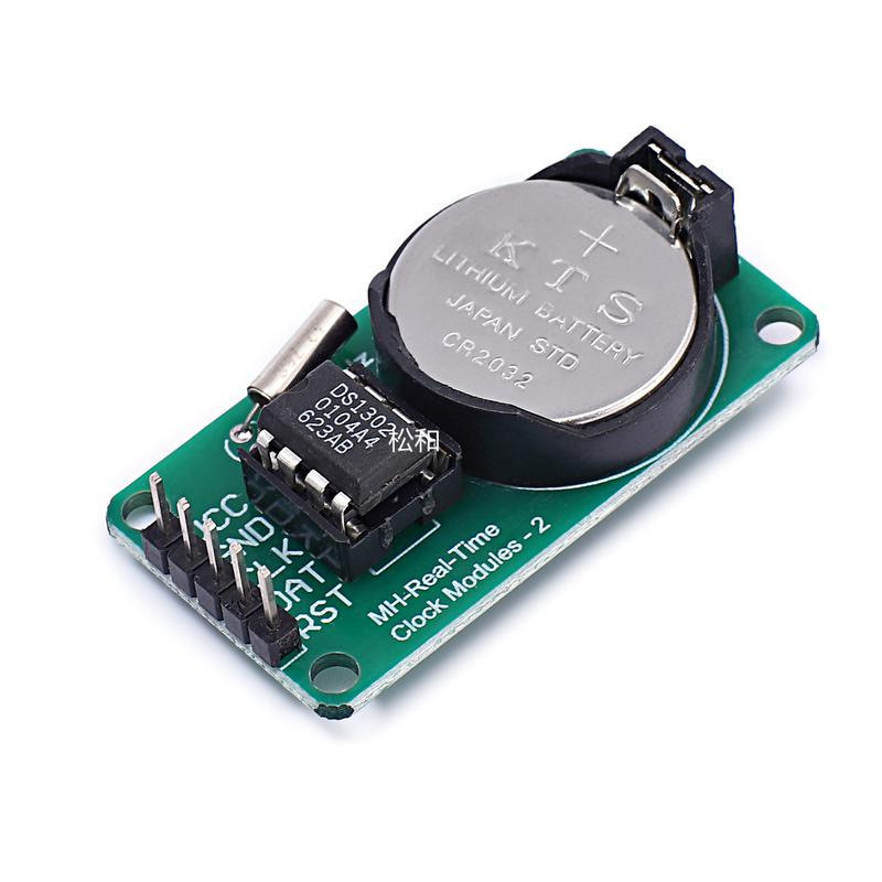 ds1302实时时钟模块带电池cr2032掉电走时电子元器件模块