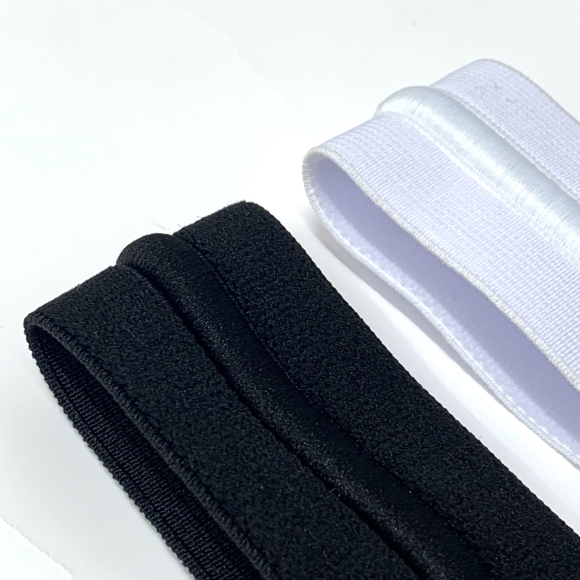 In Stock Direct Supply Black and White Middle Strap Elastic String Adjustable Drawstring Elastic Band Sports Pants School Waist of Trousers Rubber Band