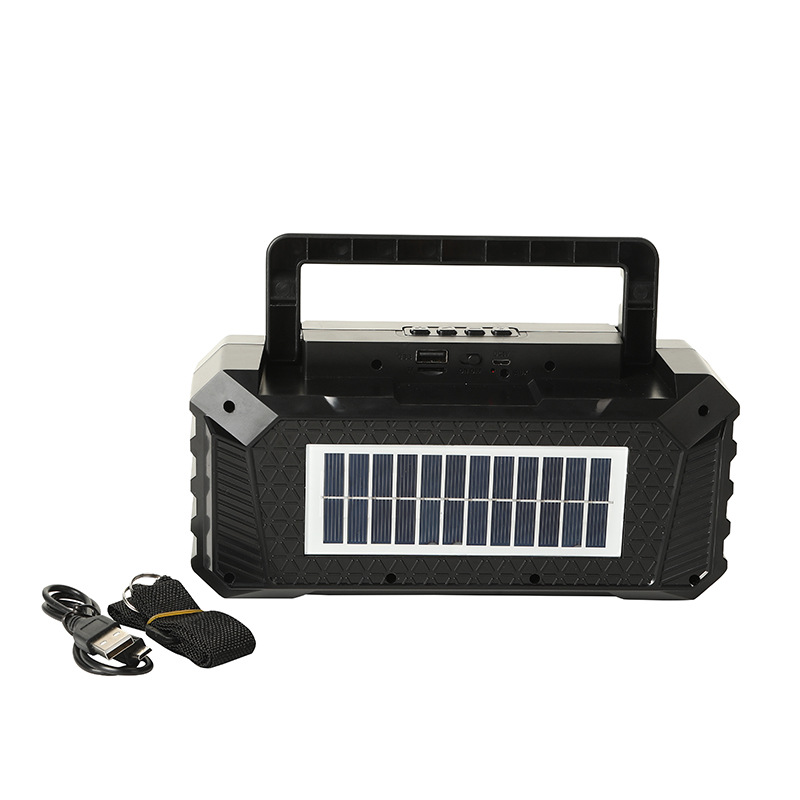 New Portable Solar Bluetooth Speaker Wholesale High Volume Technology Lantern Built-in Speaker Portable Radio