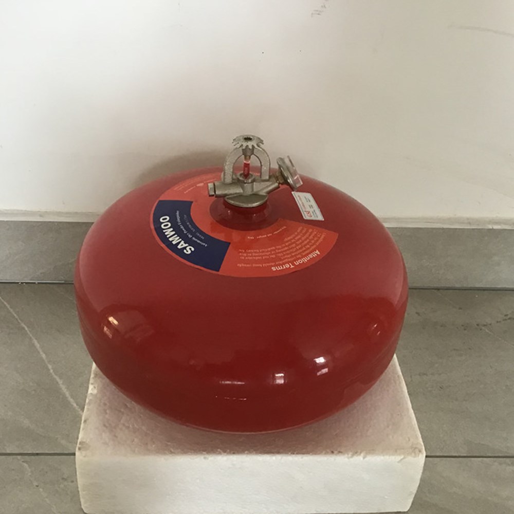 出口悬挂式干粉灭火器自动灭火装置温控电控灭火器弹6kg
