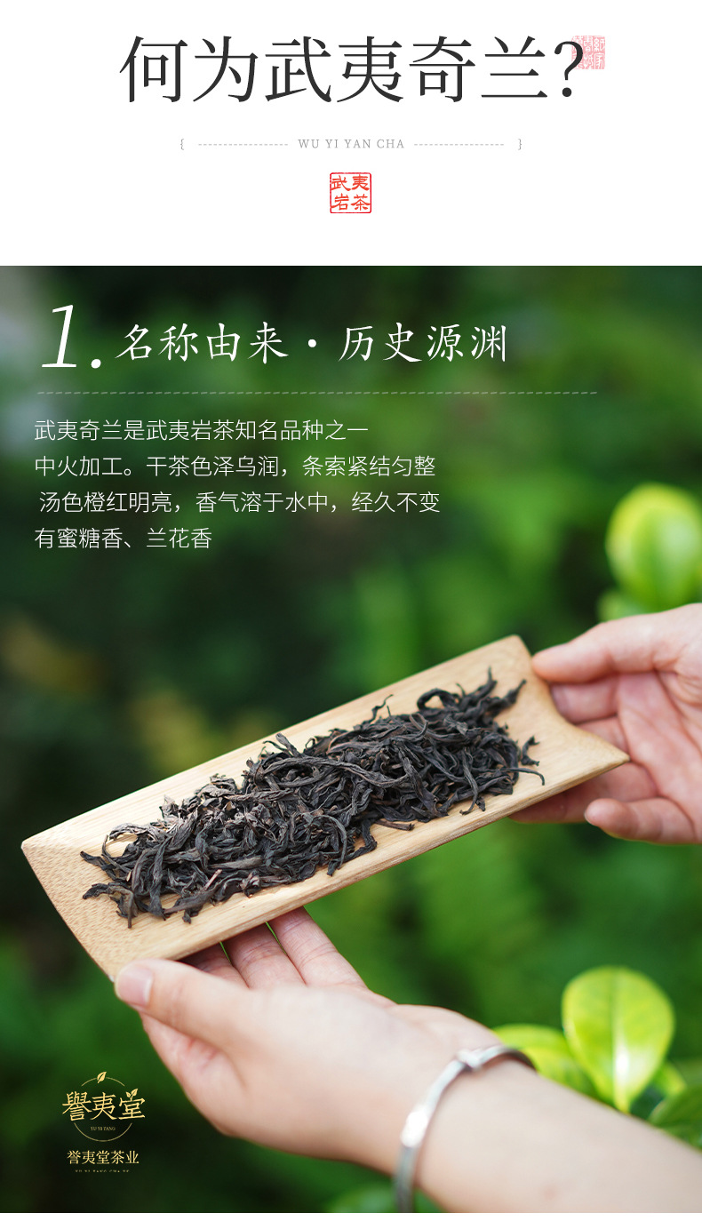 武夷山正岩花香奇兰岩茶清香大红袍乌龙茶名枞500g袋装简装批发