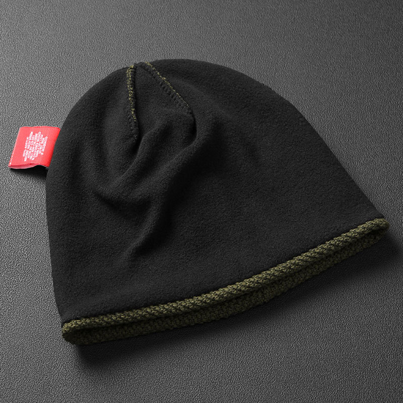 户外运动跑步防风保暖护耳抓绒帽冬季男女冷帽滑雪加厚针织毛线帽