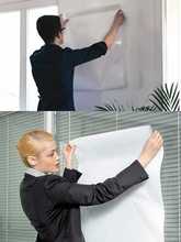 静电吸附墙贴可擦写白板纸写字板可移除墙画画涂鸦墙白板