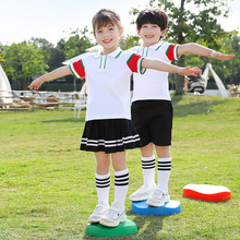 夏季校服装儿童运动会班服幼儿园园服中小学生老师装初中透气套装