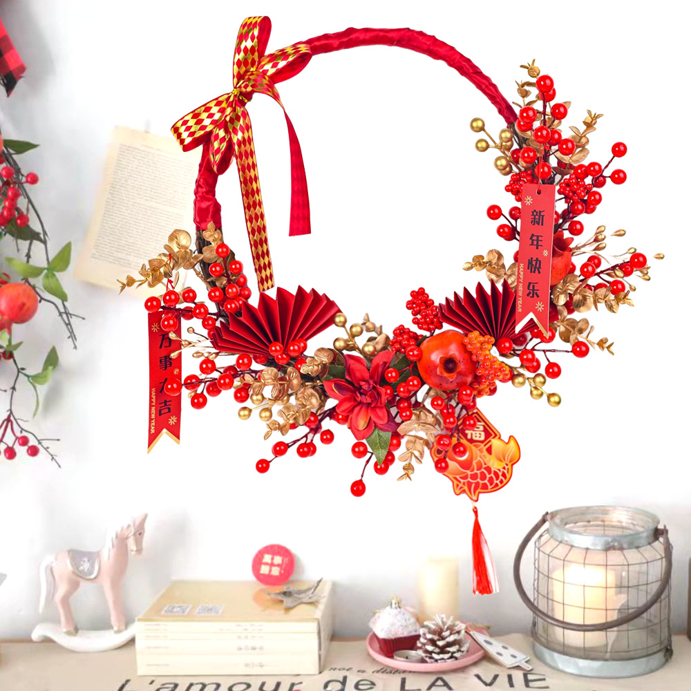 2023 Rabbit New Year Decoration Pendant New Year Luminous Wall Decoration Living Room Garland Ornaments Spring Festival Atmosphere Decoration Pendant