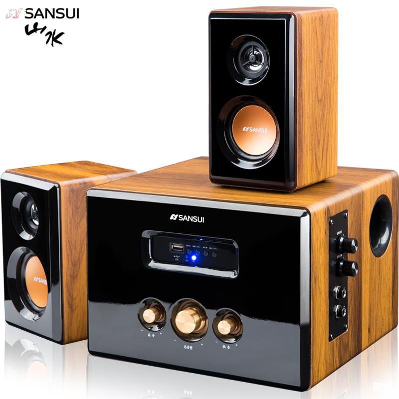 sansui/山水 gs-6000(62d)电脑台式音响蓝牙无线重低音炮音箱多媒