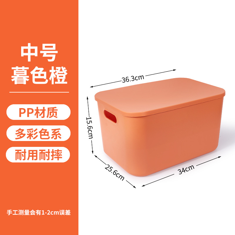 Sundries Desktop Storage Box Snacks Storage Basket Plastic Cosmetics Household Finishing Box Facial Mask Kitchen Storage Box