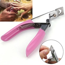 美甲一字剪指甲专业专用的剪甲片器指甲贴片刀修型剪刀平口工具