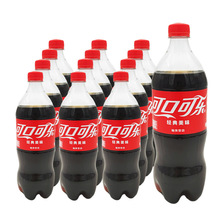 可口可乐大桶 碳酸饮料888ml*12瓶 含糖可乐汽水 大瓶装