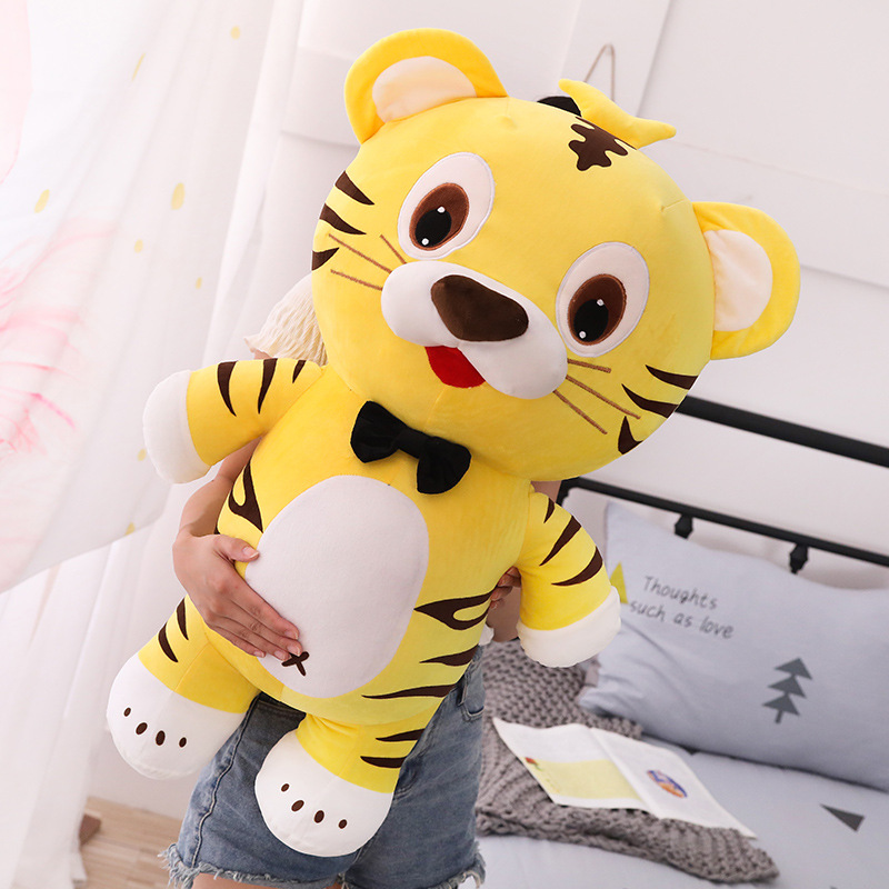 创意小老虎公仔毛绒玩具网红可爱娃娃萌玩偶儿童公司活动礼品定制