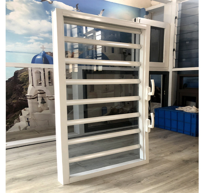 安全防盗窗 手动式玻璃百叶窗 铝合金玻璃百叶窗通风透气