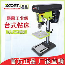 XCORT台钻220v多功能小型工业佛珠制作工具迷你调速小钻床铣床