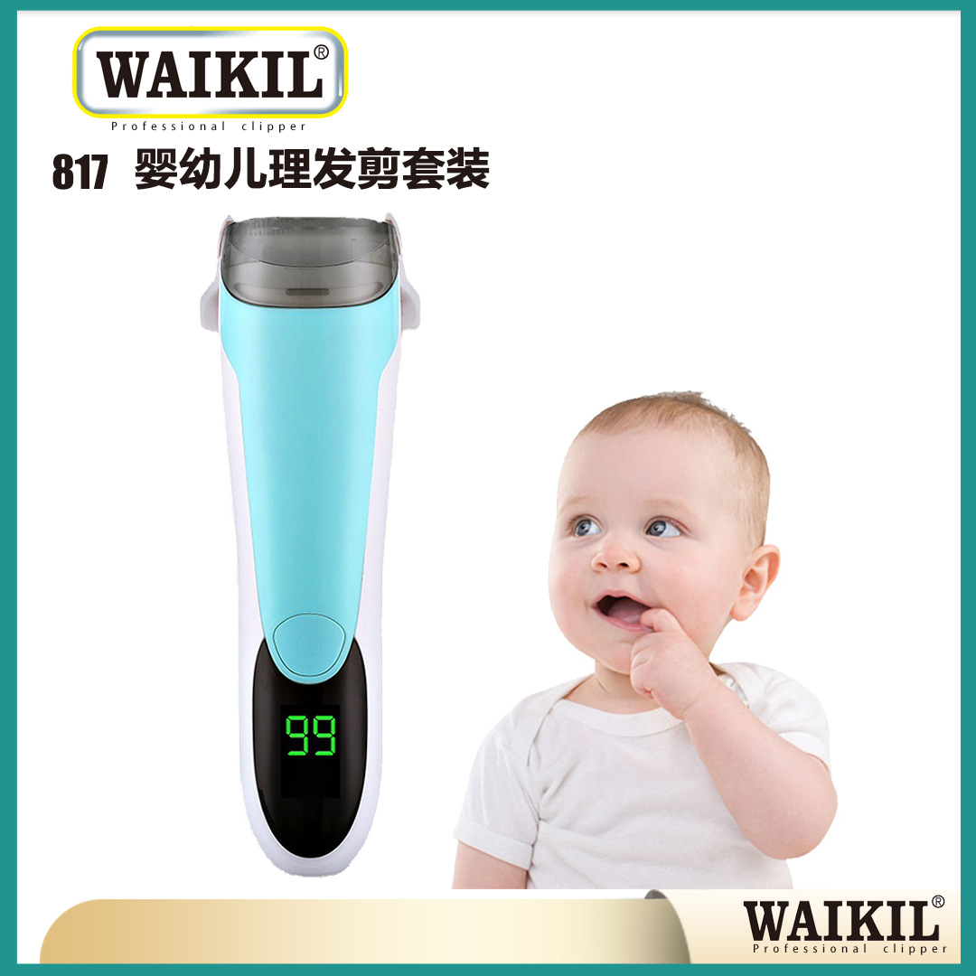 SOURCE Factory Baby Mute Razor Hair Suction Hair Clipper Household Baby Children USB Rechargeable Electric Clipper