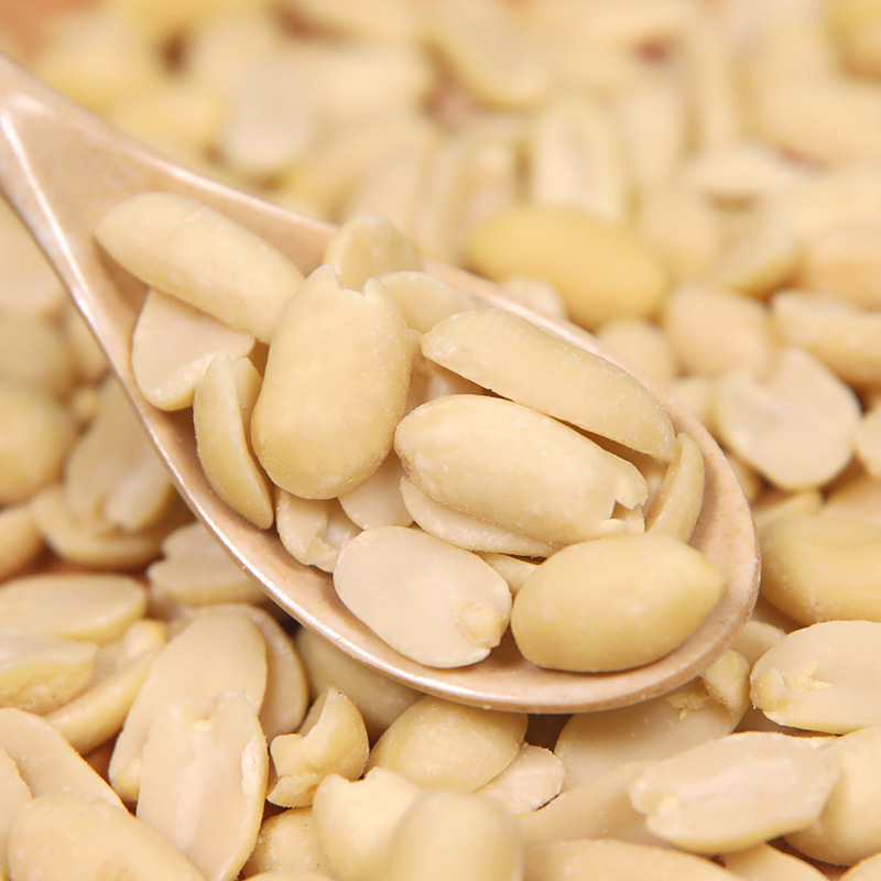 新货去皮生熟花生仁500g新鲜花生米牛轧糖diy去皮花生原味生1斤装