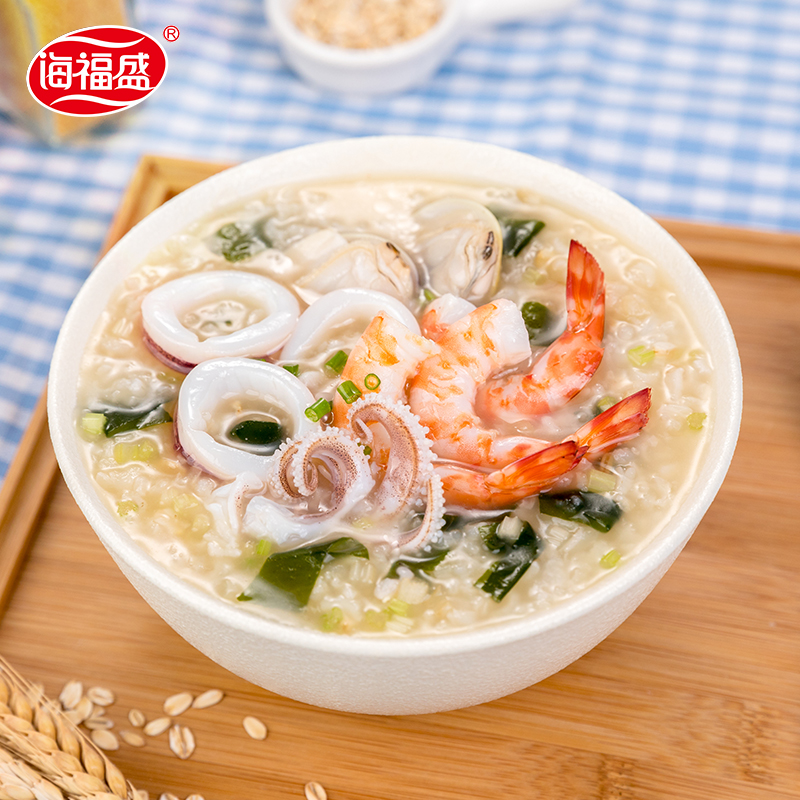 海福盛冻干速食粥早餐6袋装 咸粥诺亚方粥即食营养代餐粥速食早饭