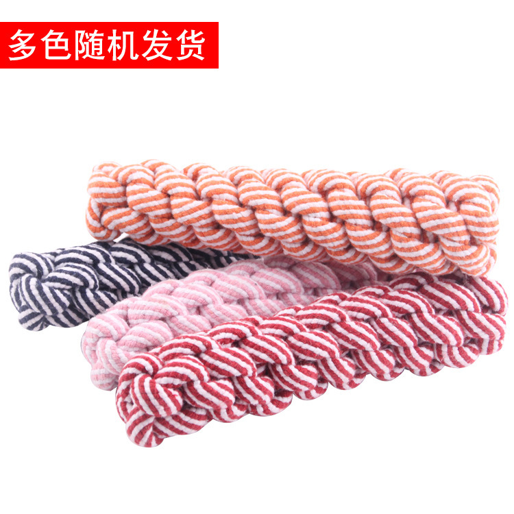 Pet Dog Cotton Rope Toys Pet Corncob Cotton Rope Toys Pet Dog Molar Teeth Cleaning Pet Bite Rope Toy