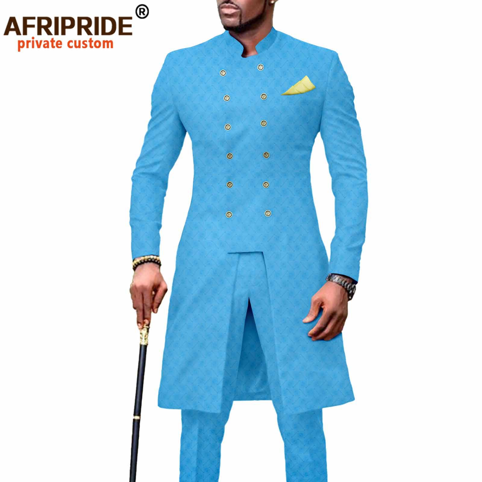 Foreign Trade African Men's Slim L Two-Piece African Clothes for Men 2016054