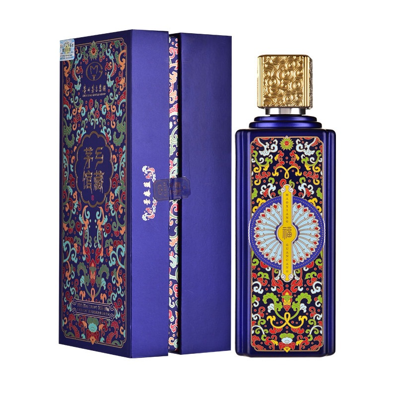 现货白酒 贵州集团53度 酱香型 茅乡馆藏景泰蓝500ml *6瓶装-阿里巴巴