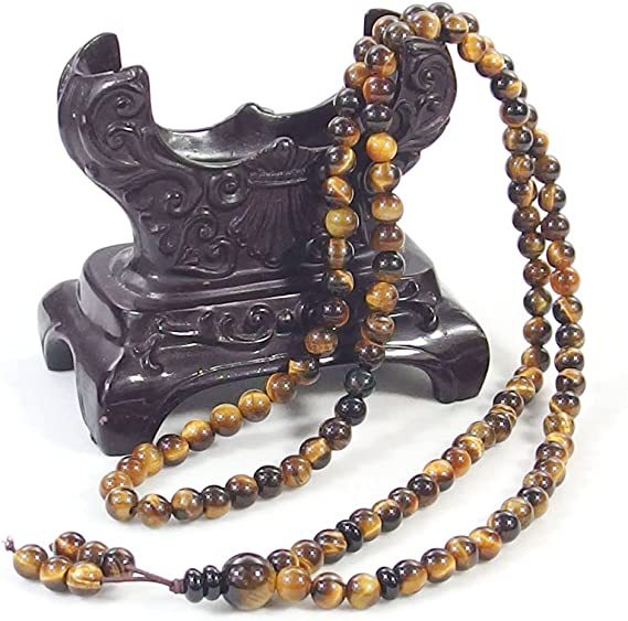 亚马逊爆款 天然石108颗帝皇石手链手串 经典款式虎眼手链厂家直