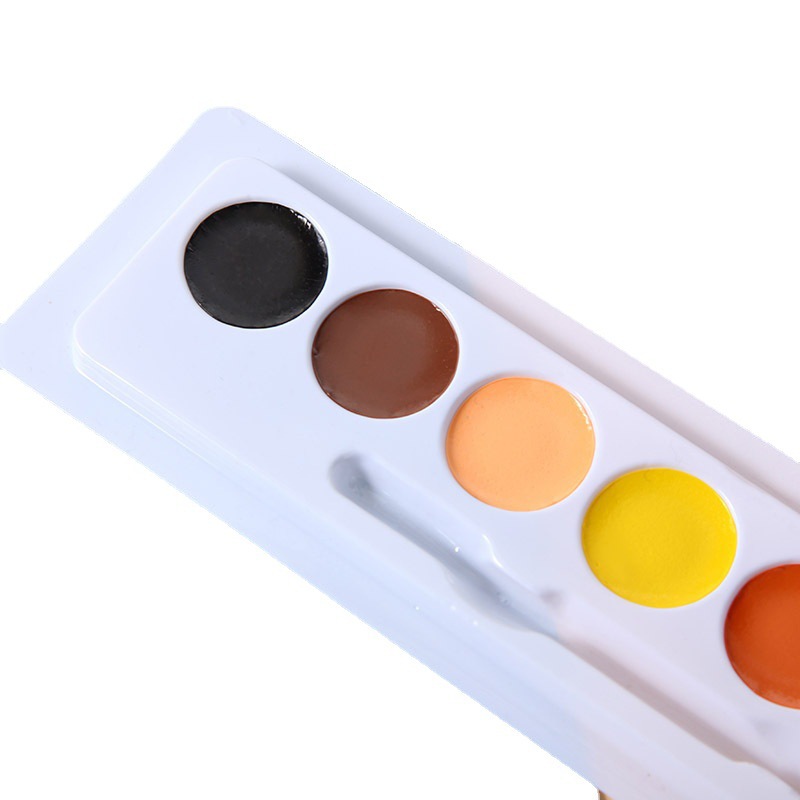 10 Colors Semi-Dry Solid Moist Colours Student Education Diy Graphic Art Digital Painting Pigment Factory Wholesale