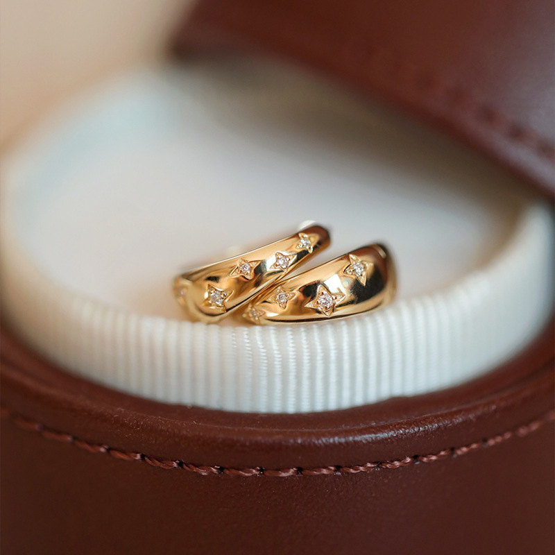 颜色18k金色一对白金色一对定制大号加10元(内径约12mm)纯度925银21