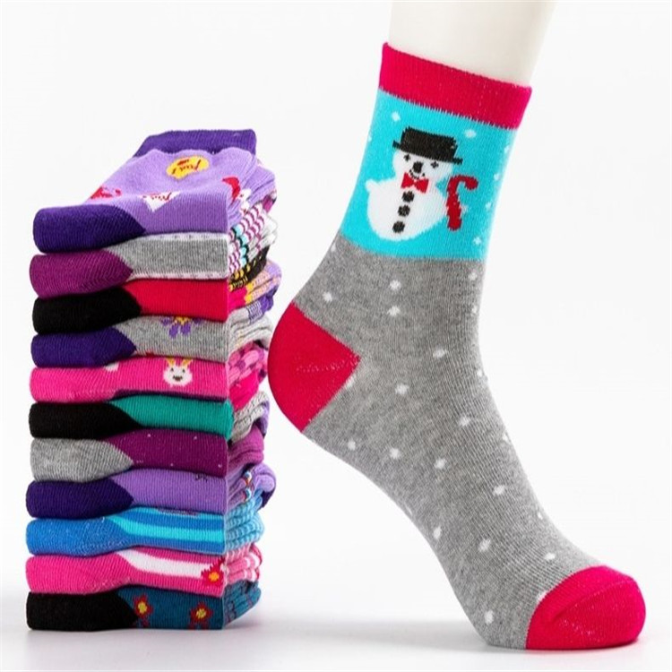 Wholesale Socks for Women Autumn and Winter Students' Socks Adult Mid-Calf Socks for the Elderly New Cartoon Long Socks Warm-Keeping Socks