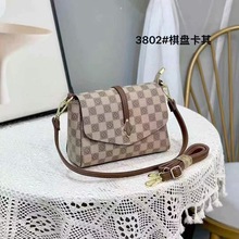 简约潮流手提包2025通勤百搭女包时尚印花小包包女包腋下包包