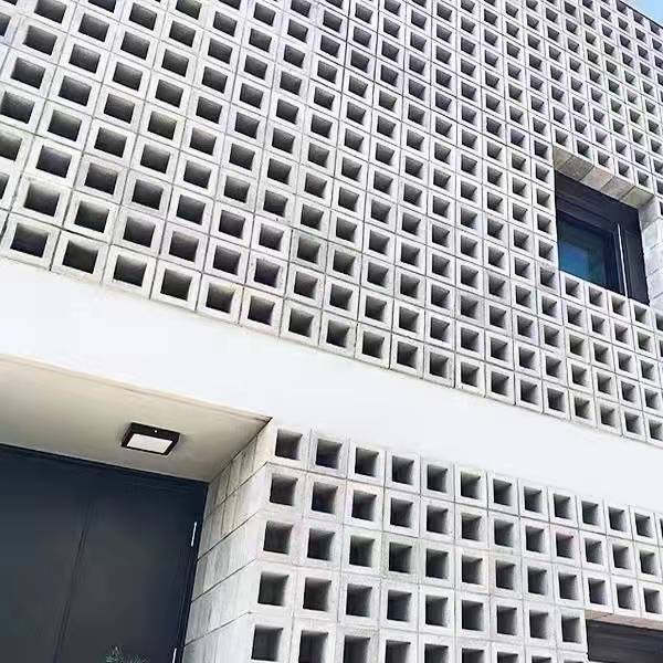 水泥空心砖镂空砖单孔多孔砖清水砖装饰砖立体砌墙砖隔断墙网红砖