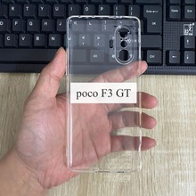 适用小米12T手机壳poco F5透明防摔poco F4GT保护壳TPU镜头全包